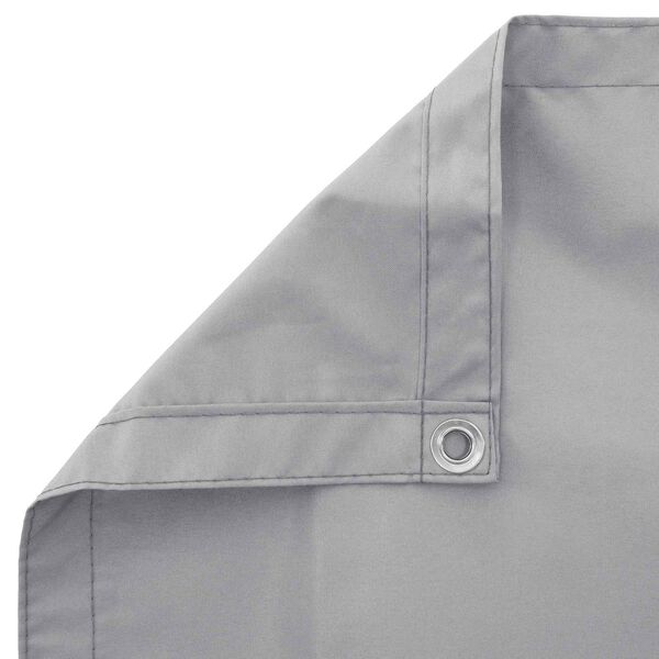 vidaXL Balconska mreža Svetlo siva 75 x 200 cm PU premazan oxford alu