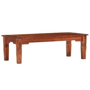vidaXL Klubska mizica 110x50x35 cm masivni akacijev les