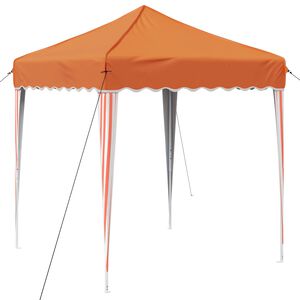 vidaXL Zložljivi &scaron;otor za zabave 195 x 195 x 245 cm Oranžna