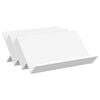vidaXL Regal za revije s polico Bela 65 x 53 x 28,5 cm Inženirski les