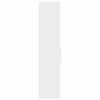 vidaXL Visoka omara bela 30x42,5x185 cm inženirski les