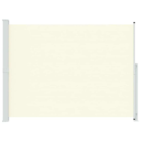 vidaXL Zložljiva stranska tenda za teraso 220x300 cm krem