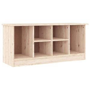 vidaXL Klop za čevlje ALTA 100x35x45 cm trdna borovina