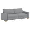 vidaXL Trosed svetlo siv 220x78x84 cm blago