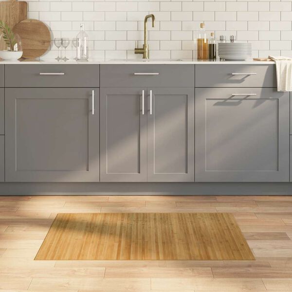 vidaXL Preproga pravokotna naravna 60x100 cm bambus