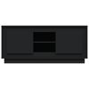 vidaXL TV omarica črna 102x35x45 cm inženirski les