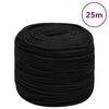 vidaXL Delovna vrv bela 6 mm 25 m poliester