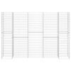 vidaXL Korito za rastline gabion H-oblike jeklo 260x40x200 cm