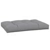 vidaXL Blazina za palete siva 120x80x12 cm blago