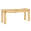vidaXL Jedilna klop PANAMA 105x30x45 cm trdna borovina