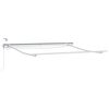 vidaXL Okvir tende Bela 350 x 250 cm Aluminij