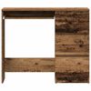 vidaXL Pisalna miza Old Wood 90x45x76 cm Inženirski les