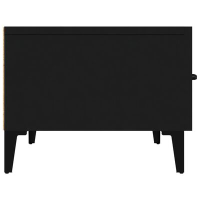 vidaXL TV omarica črna 150x34,5x30 cm konstruiran les