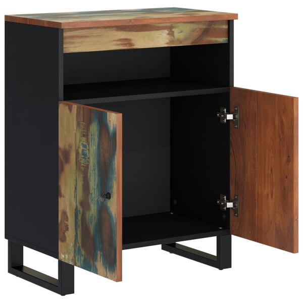 vidaXL Komoda z 2 vrati 60x33x75 cm trden predelan les