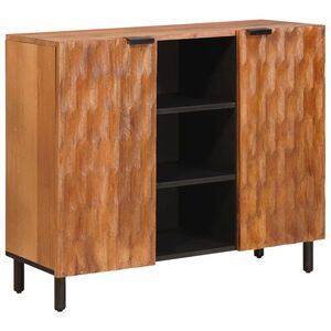 vidaXL Strani &scaron;al Acacia rjav fini&scaron; 90 x 33 x 75 cm Masiven les manga