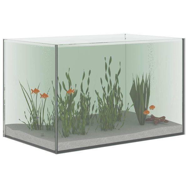 vidaXL Akvarij s shranjevanjem Transparentno 40 x 25 x 25 cm Steklo