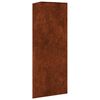 vidaXL Vrtno cvetlično korito 30x26x75 cm corten jeklo