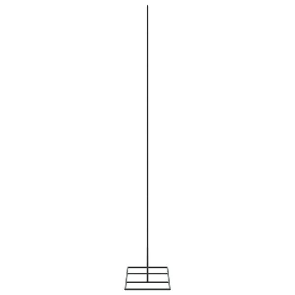 vidaXL Kovinska novoletna jelka za dekoracijo črna 150 cm