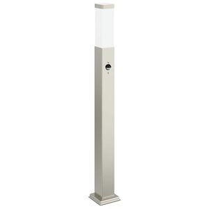 vidaXL Stebriček s senzorjem 80 cm nerjaveče jeklo IP44