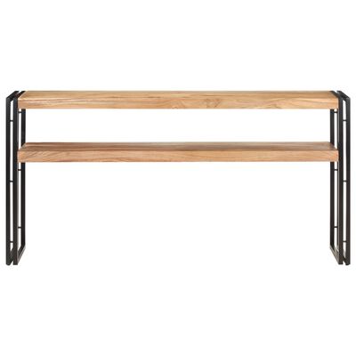 vidaXL Konzolna mizica 150x30x75 cm trden akacijev les