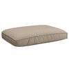 vidaXL Set blazin za palete z blazino 3 pcs Taupe 120 x 80 x 12 cm