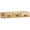vidaXL Stenska TV omarica 100x30x19 cm trden akacijev les