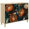 vidaXL Strani &scaron;al LOCHEM Sonoma 102 x 33 x 75 cm Inženirski les