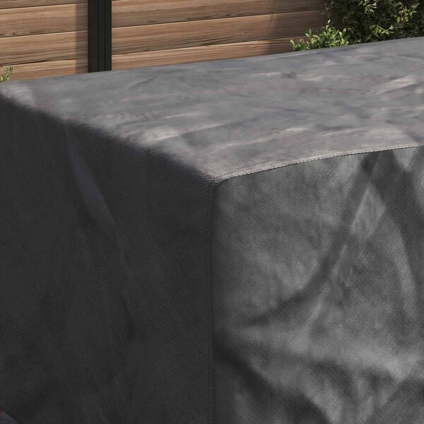 vidaXL Prevleka za pohi&scaron;tvo Enobarvno Črna 270 x 110 x 70 cm 420D