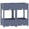 vidaXL Visoka greda 80x40x71 cm polipropilen