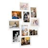 vidaXL Foto okvir za 10x(13x18 cm) fotografij bel MDF