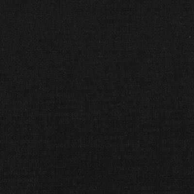 vidaXL Vzmetnica z žepkasto vzmetjo črna 120x200x20 cm blago
