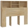 vidaXL Vzglavna omarica sonoma hrast 120x19x103,5 cm