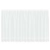 vidaXL Čipkasta Zavesa z zavesami Bela 140 x 400 cm Poliester