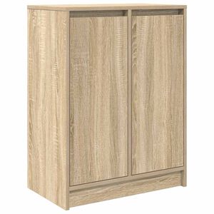 vidaXL Komoda sonoma hrast 57x34x76 cm inženirski les