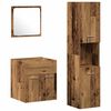 vidaXL Komplet pohi&scaron;tva za kopalnico 4 kos Star les 41 x 38,5 x 46 cm
