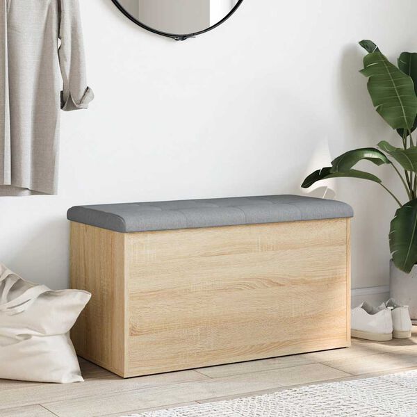 vidaXL Shranjevalna klop iz hrasta sonoma 82x42x45 cm inženirski les