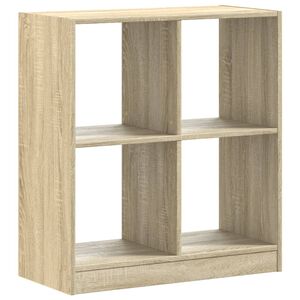vidaXL Knjižna omara sonoma hrast 68,5x32x75 cm inženirski les