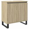 vidaXL Kopalni&scaron;ka omarica sonoma hrast 58x33x60 cm inženirski les