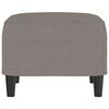 vidaXL Stolček za noge taupe 60x50x41 cm blago