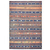 vidaXL Preproga modra in oranžna 160x230 cm PP