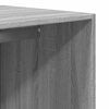 vidaXL Garderobna omara siva sonoma 80x50x200 cm inženirski les