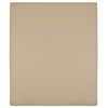 vidaXL Napenjalna rjuha 2 kosa taupe 180x200 cm bombaž