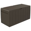 vidaXL &Scaron;katla za blazine rjava 117x45,5x57,5 cm 270 L