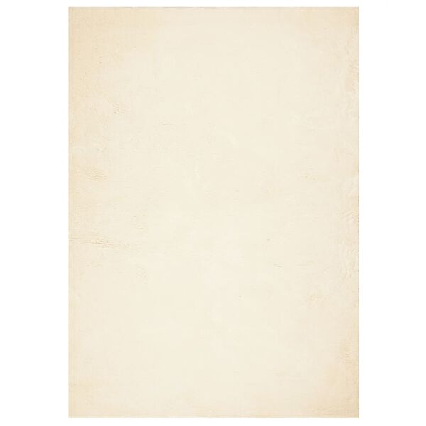 vidaXL Preproga HUARTE s kratkimi vlakni mehka pralna krem 120x170 cm