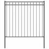 vidaXL Element Ograje ASSEN Siva 170 x 200 cm Jeklo