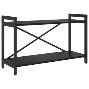 vidaXL Knjižna polica 80 x 30 x 50 cm Inženirski les Črna Orehovina