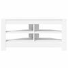 vidaXL KotnaTVomara Bela 102 x 40,5 x 45 cm Konstruiran les