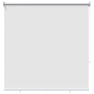 vidaXL Zunanje rolo senčilo UV za&scaron;čita Bela 100 x 230 cm (&Scaron; x V)