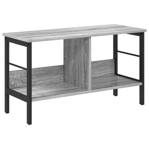 vidaXL Knjižna polica 2 nivojev 82 x 32 x 47 cm Inženirski les