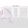 vidaXL Steber ograje. Siva 25 x 1,6 m (25 x 25 mm mreža) Jeklo in PVC
